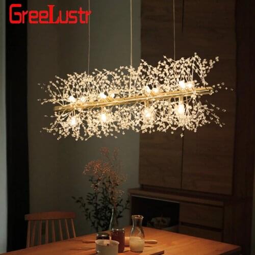 Modern Firework Design Chandeliers Light Fixtures Snowflake Creative Nordic Chandelier Lustres Hanging Pendant Lamp for Bedroom