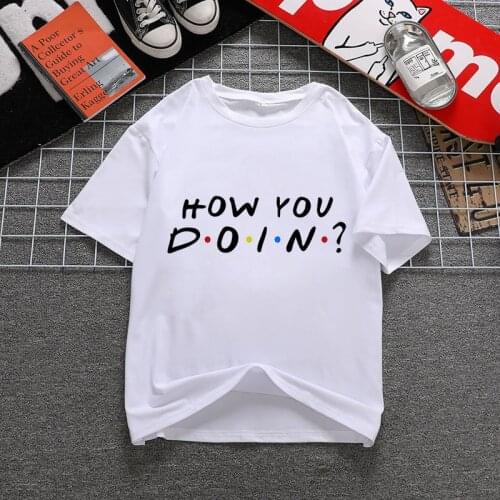 Old Friends Tv Show Women tshirts Tops Femme Clothes Female T-shirt Harajuku Summer 90s Tshirt Streetwear top T-shirts