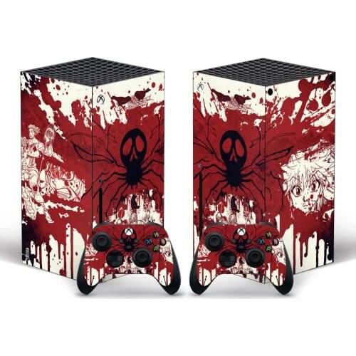 Blood Style Xbox Series X Skin Sticker for Console & 2 Controllers Decal Vinyl Protective Skins Style 1