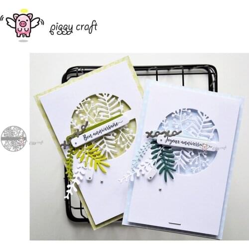 Piggy Craft metal cutting dies cut die mold Fruit flower leaf round Scrapbook paper craft knife mould blade punch stencils dies