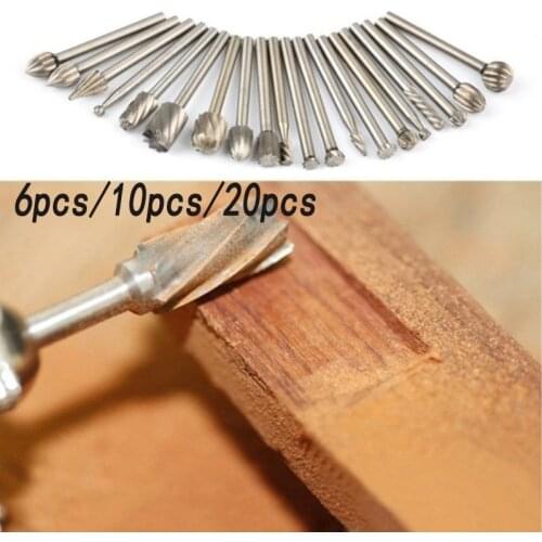 High speed steel woodworking rotary file woodworking file root engraving electric grinding head engraving milling cutter