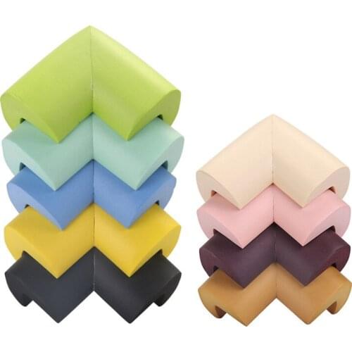 10pcs/lot New Arrival Children Protection Table 10 Solid Colors Optional Pads On Corners Thick Corner Protector Baby Edge Guards
