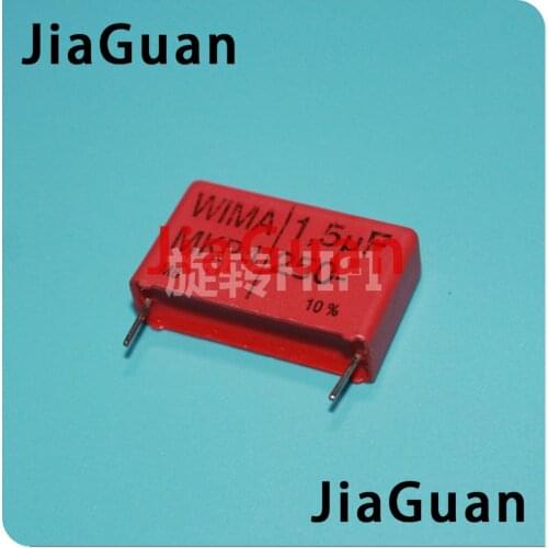 10PCS RED WIMA MKP4 1.5UF 250V PCM27.5 original new MKP-4 155/250V P27.5mm audio 155 hot sale 1.5uf/250v 1U5