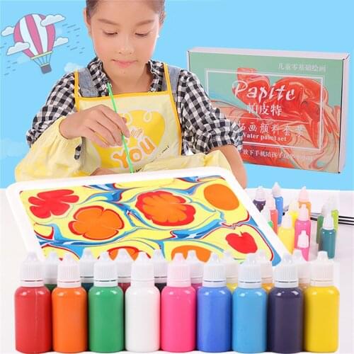 30 Colors Tie Dye Kit Watercolor Pigment Set Water Color Paint for Painting Drawing Art Children DIY Paint Set
