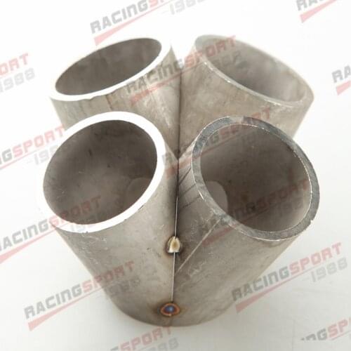 4-1 4 Cylinder Manifold Header Merge Collector Stainless Steel T3/T4 Turbo Inlet