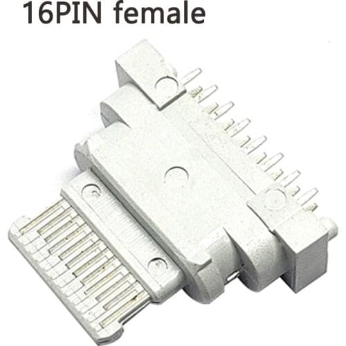 50-100pcs Type C 16 Pin Female Socket Connector USB For iPhone Vertical 180 Degree PD18W Fast charge High Current Charging Seat