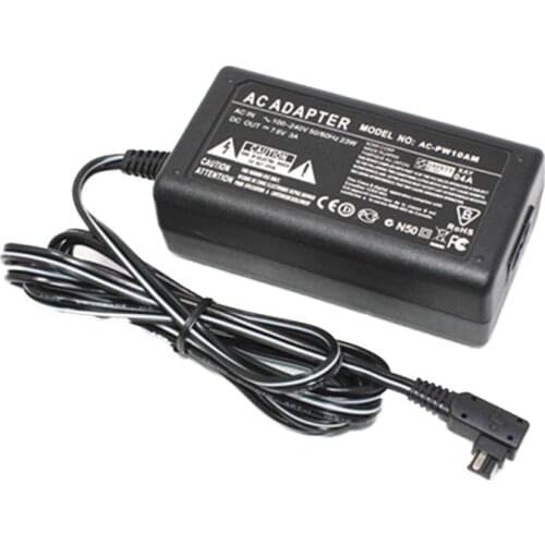 AC-PW10AM PW10AM Digital Camera AC Power Adapter for Sony Handycam NEX-VG10 VG10 NEX-FS700 Alpha SLT-A58 A99 A57 A77 DSLR A100
