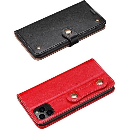 Anti-Knocked Cash Card Pocket Function Flip Yak Pattern Genuine Leather Wallet Case for iPhone 11 Pro Max X XR XS