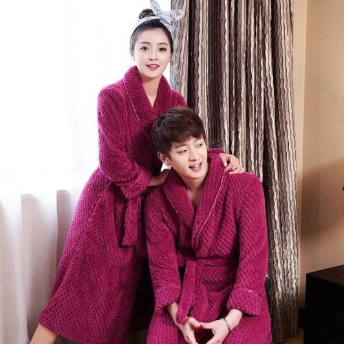 Women Extra Long Soft as Silk Flannel Bath Robe Femme Winter Warm Bathrobe Bride Kimono Dressing Gown Bridesmaid Robes Wedding