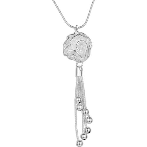 Fashion Jewelry Necklace Lady Wholesale Charm Silver Color Pendants For Women Fashion Jewelry Pendant AN460/acqaitxa