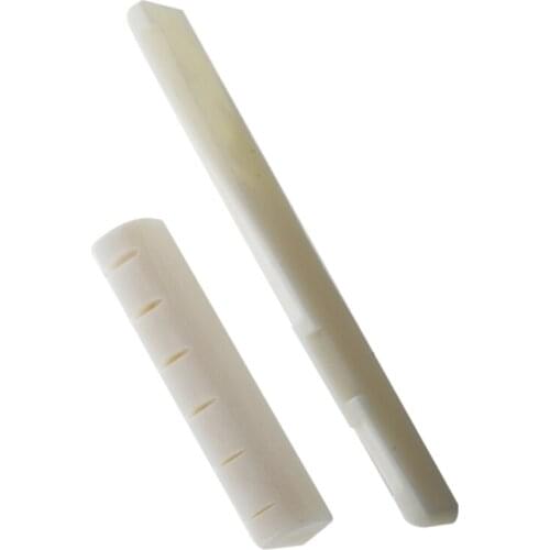 New 2 x guitar strings pillow top and bottom bone bridge