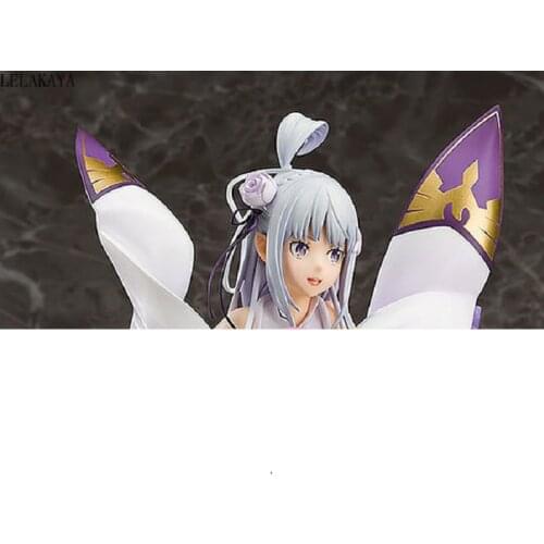 New Anime Re: Life In A Different World from Zero Emilia High School Teacher Ver. Sexy Girls PVC Action Figure Flying Model Toys