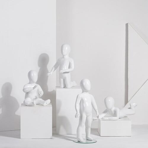 New Arrival Child Mannequin White Color Child Model Full Body On Sale