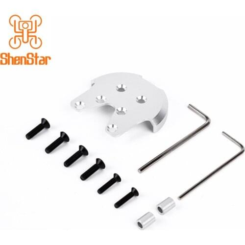 SHENSTAR 4PCS Motor Base Anti-cracking Aluminum Alloy Reinforced Motor Protection Seat Mount for DJI Phantom 2 3 FPV Drone Parts