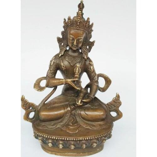 14 Cm High Pure Copper Vajrayana Hammer Tibetan Buddha Pendant Vajrayana Mahabha Tibetan Vajrayana Bodhisattva