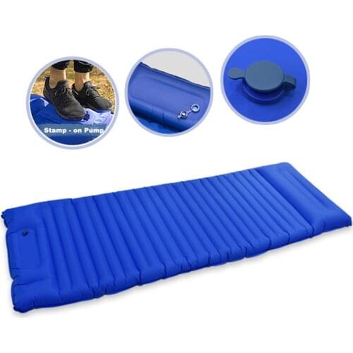 Portable Outdoor Camping Inflatable Sleeping Pad Hiking Backpack Travel Sleeping Accessories Foldable Family Party Tent Mattress