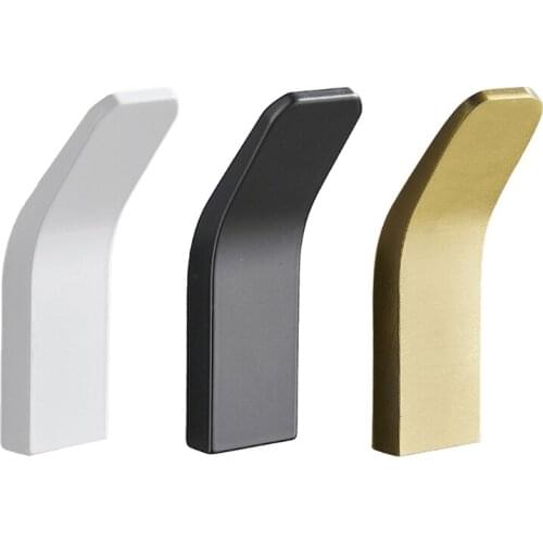 Punch-free Space Aluminum Kitchen Wall Hooks Creative Bathroom Bath Ball Hook Home Bedroom Coat Hanger Living Room Clothes-hook