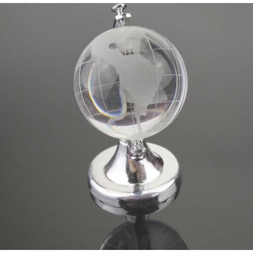 Wedding Favor Gifts Desk Decor Transparent World Globe Crystal Glass Clear Tellurion Ornaments For Guests LX4723