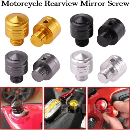 Motorcycle Rearview Mirror Screw Replace Stainless Steel Bolt Side Mirror Adapter For Honda ADV FORZA 300 TMAX NMAX 155 Ninja250