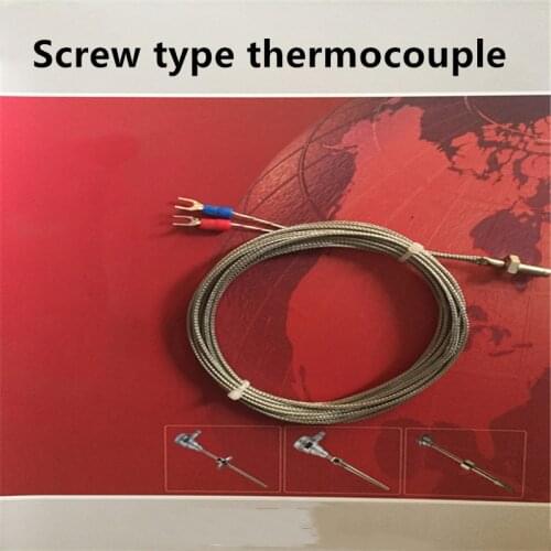 K type screw thermocouple / M6 screw type thermocouple / K type WRN-01 thread temperature sensor probe
