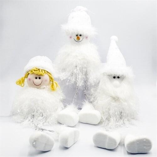 1pcs Christmas Santa Snowman Cute Doll Decor Gift for Kids Christmas Gifts Party Decoration Navidad