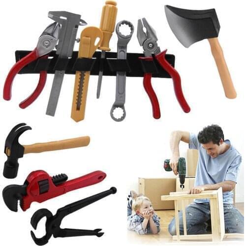 14Pcs/set Pretend Play Toys Plastic Building Tool Kits Toy Set Kids DIY Construction Educational Toys for Children Kids Gift