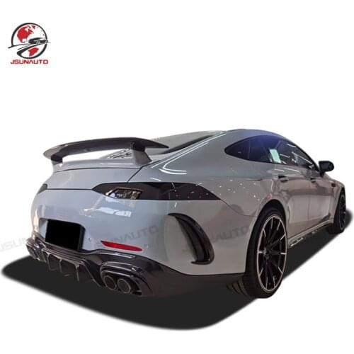 For Benz AMG GT63 4 Door Carbon Fiber Air Vent Cover For GT63 Rear Bumper Side Vent Trims Auto Carbon Parts