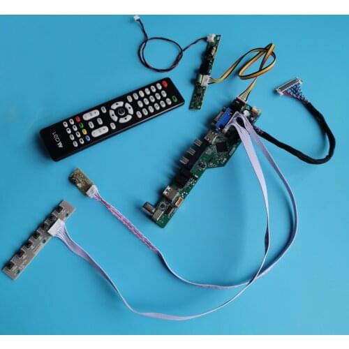 60Hz WLDE LCD matrix 1920*1080 for LM238WF1/LM238WF2/LM238WF4/LM238WF5/LM250WF2 VGA AV 30 Pin monitor drive board kit LVDS