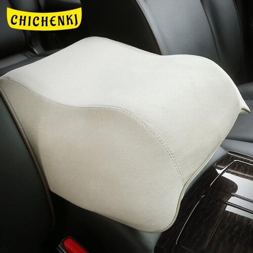 Car Accessories Central Armrest Pad Auto Center Heightened Increased Mat Cushion Pillow Cover for Nissan Patrol Y62 2010-2019