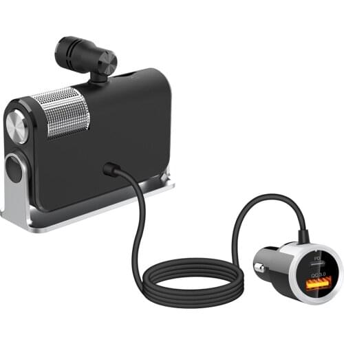 Car 5.0 FM Transmitter BC73 Car Bass Sound Music Player QC3.0 PD Charger USB Fast Charger Car Accessories