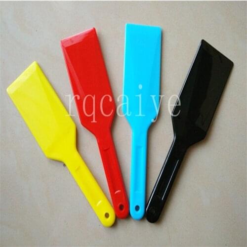 DHL Free shipping 3 sets high quality ink knife 4 Colors resistant plastic ink knife