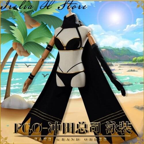 FGO Cosplay Fate/Grand Order Souji Okita sexy Cosplay Costume swimsuit Fourth Anniversary Swimsuit