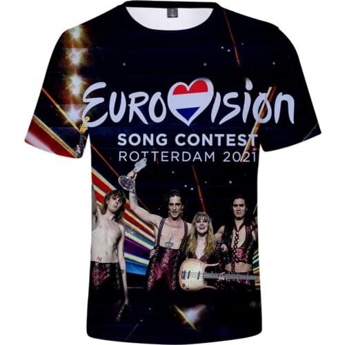 Maneskin 3D Print Spring and Summer Preppy Men/Women Street Clothes T-shirt Streetwear HIP HOP Punk style