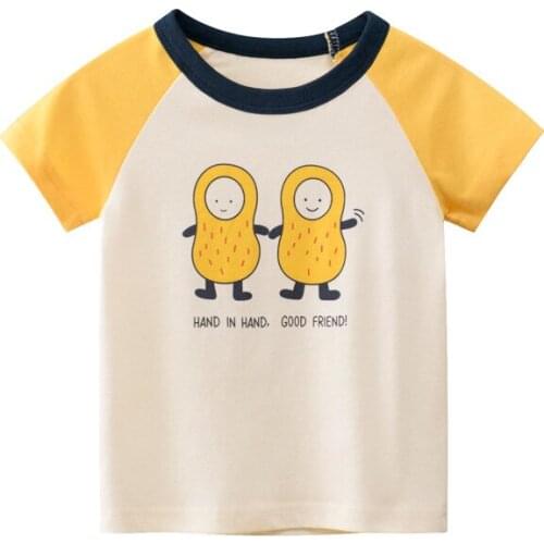 Girls' short sleeve T-shirt baby summer clothes 2021 childrens half sleeve tops
