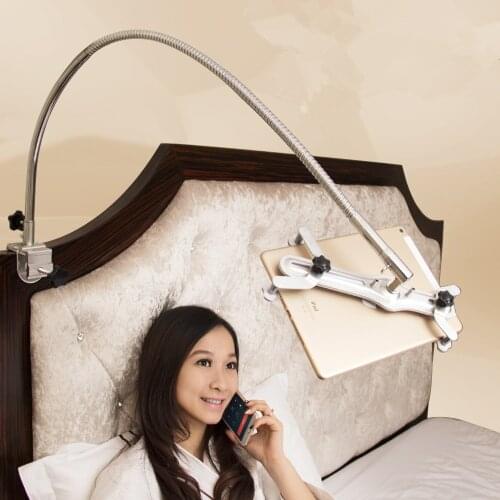 Flexible Full Metal Tablet Holder Long Arm 100cm Screen 360 Rotation Support 4-11 inch Mobile Phone Lazy Stand for iPad Mini