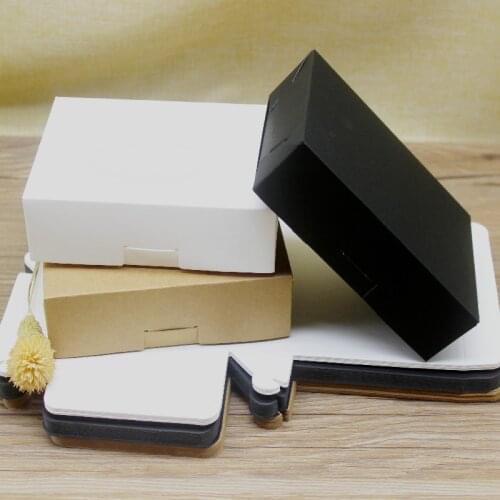 New DIY Gift boxes 20pcs 13.5x9.5x3.7cm/12x12x4.5cm kraft /white blank candy wedding favors box gifts package display paper box