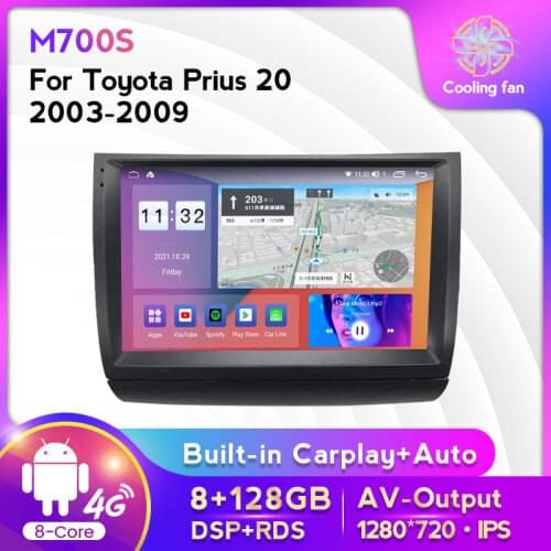 MEKEDE 4G DSP Autoradio For Toyota Prius 20 2003-2009 Android 10.0 8-core 6GB+128GB car radio navigation stereo 2din wifi