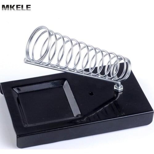 MKE-010 Soldering Iron Support Stand Station Metal Base Rectangle Stand Holder Base Support Station Safety Protecting Ba
