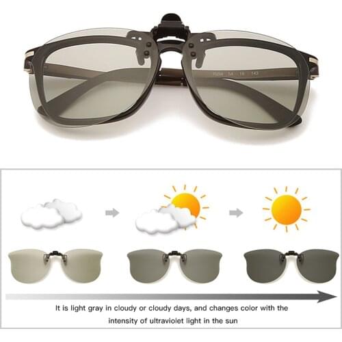 Car Driver Goggles Anti-UVA UVB Polarized Sun Glasses Driving Night Lens Clip on Sunglasses Interior Accessories