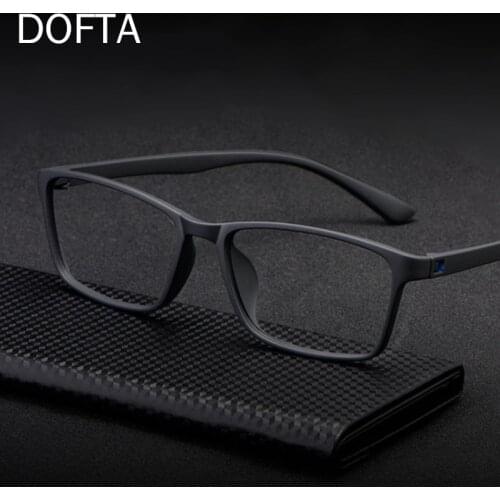 DOFTA Ultralight TR90 Glasses Frame Men Optical Myopia Eyeglasses Male Plastic Titanium Prescription Eye Glasses 5196A