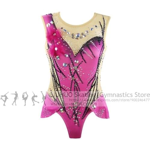 Ice Skating Dress Women Girls Teens Competitions Kids Rhythmic Leotard Artistic Christmas Gifts Multicolor