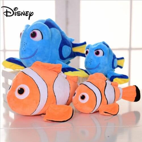 Disney Finding Nemo Cartoon Dory Plush Toys 45cm Animal Stuffed Soft Dolls Clown Fish Kids Children Birthday Christmas Gift