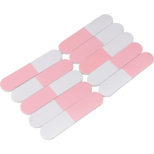 Portable Mini Nail Polisher Three Sided Professional Grit Art Manicure Tool X7YB