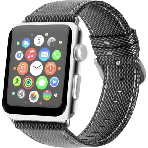 Hot sale Genuine cow Leather band for apple watch strap series 5 4 SE 44mm 40 for apple iwatch 6 band 3 2 1 38 42mm