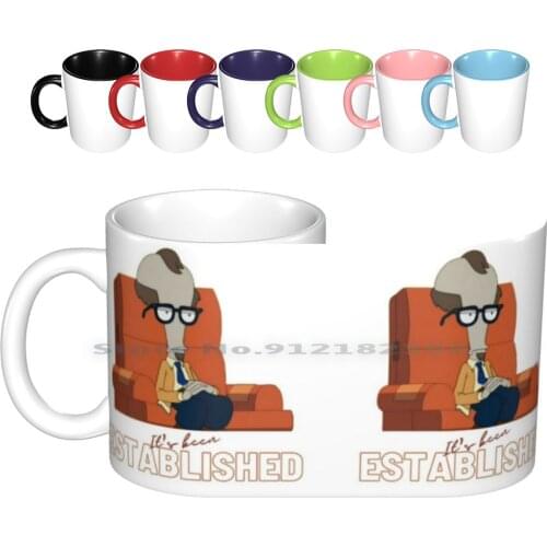 Roger Its Been Established Ceramic Mugs Coffee Cups Milk Tea Mug Roger Smith Roger Francine Smith Hayley Smith Steve Smith