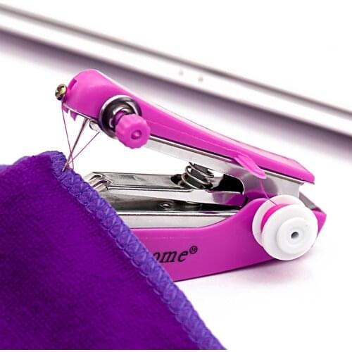 Mini hand sewing machine, creative sewing machine Simple Operation Sewing Tools Sewing Cloth Fabric Handy Needlework Tool