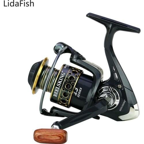 2000-7000 8KG Max Drag Metal Spool Spinning Fishing Reel 5.2:1 Ratio Fishing Reel Saltwater Fishing Accessories