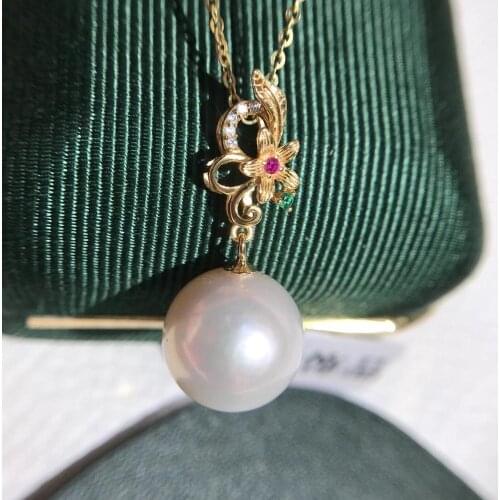 Flower New 925 Sterling Silver Pendant Base Settings Mountings Findings Parts for Pearl Crystal Jade Agate 5pcs/lot