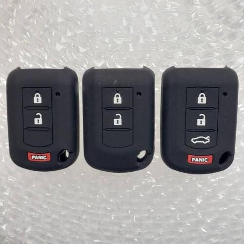 Silicone 3Button Car Key Protector Remote Case For Mitsubishi Lancer Mirage Outlander 2/3/4button Smart Cover
