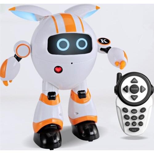 Smart touch singing dancing dancing voice control programming puzzle robot remote control light intelligent children learn toys